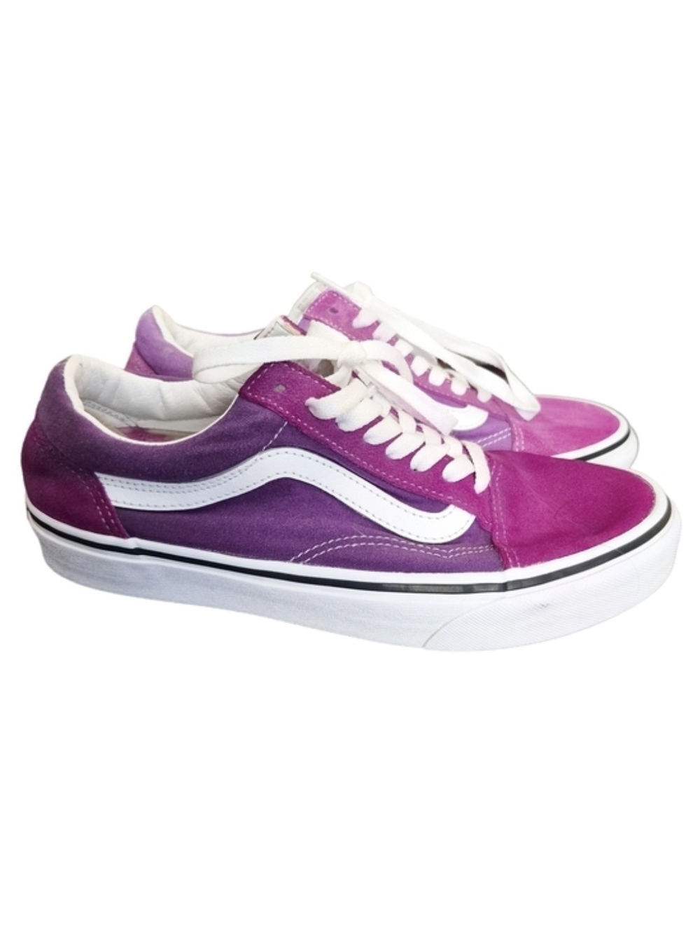 Vans Old Skool Pink Purple Suede Sneakers Women’s 8 Men’s 6.5